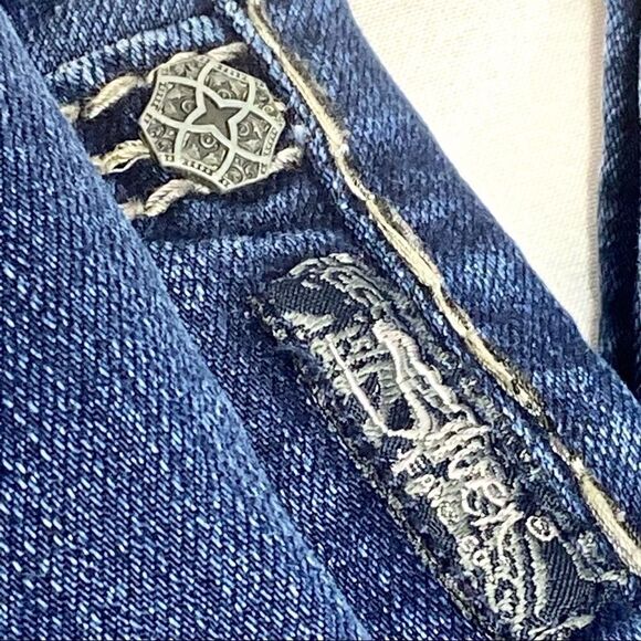 Silver Jeans Suki mid rise straight leg jeans size 24 - Picture 10 of 16